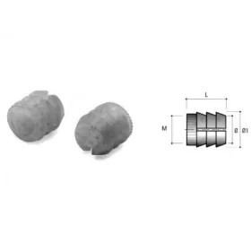ÖSSZEHÚZÓ BU11 DÜBEL M4 8x10mm NATUR
