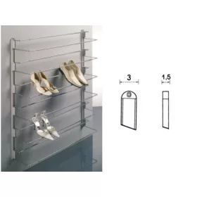 CIPŐTARTÓ 117/A RÖGZÍTŐSÍN 30x30x1120 mm ALUMÍNIUM