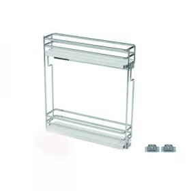   BELSŐ FÉMRÁCS ELQGM152DX JOBBOS OLDALLAPRA SZERELHETŐ 107×531×475mm KRÓM-FEHÉR