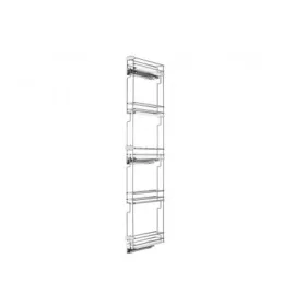   BELSŐ FÉMRÁCS ELQGM155SX BALOS OLDALLAPRA SZERELHETŐ 107×1700×468mm KRÓM-FEHÉR