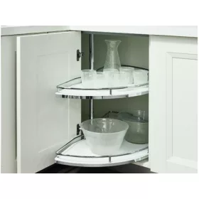   BELSŐ FÉMRÁCS KCM760TF FÉLKÖR KOSÁR GARNITÚRA 768×645/720×473mm KRÓM-FEHÉR
