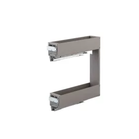   BELSŐ FÉMRÁCS LAMINA ELQGM152SXLGM BALOS OLDALLAPRA SZERELHETŐ 108×467×475mm ANTRACIT