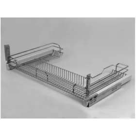   BELSŐ FÉMRÁCS 1207Y/90-50 KIHÚZHATÓ KOSÁR MOSOGATÓ ALÁ 864x210x510mm KRÓM