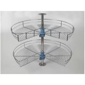   BELSŐ FÉMRÁCS 24313 3/4 FORGÓKOSÁR GARNITÚRA 600x560/790 mm KRÓM