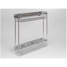   BELSŐ FÉMRÁCS 24250.152 OLDALLAPRA SZERELHETŐ 110x490x470mm KRÓM