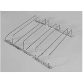   KÜLSŐ FÉMRÁCS H604D TALPASPOHÁR TARTÓ 4 RÉSZES 420x70x332 mm KRÓM