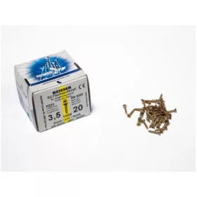   FACSAVAR REISSER 3,5x20mm ACÉL, SÁRGÍTOTT, TÖVIGMENETES 1000db/doboz