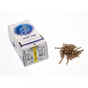   FACSAVAR REISSER 4x45mm ACÉL, SÁRGÍTOTT, TÖVIGMENETES 500db/doboz