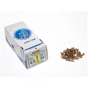   FACSAVAR REISSER 4,5x35mm ACÉL, SÁRGÍTOTT, TÖVIGMENETES 1000db/doboz