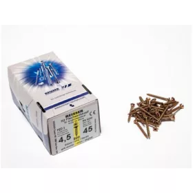   FACSAVAR REISSER 4,5x45mm ACÉL, SÁRGÍTOTT, TÖVIGMENETES 500db/doboz