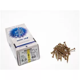   FACSAVAR REISSER 5x60mm ACÉL, SÁRGÍTOTT, TÖVIGMENETES 200db/doboz