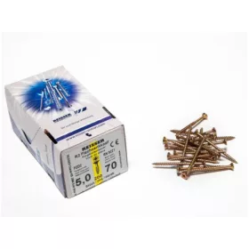   FACSAVAR REISSER 5x70mm ACÉL, SÁRGÍTOTT, RÉSZMENETES 200db/doboz