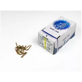   FACSAVAR REISSER 3,5x33mm TORX,  ACÉL, SÁRGÍTOTT, TÖVIGMENETES 1000db/doboz