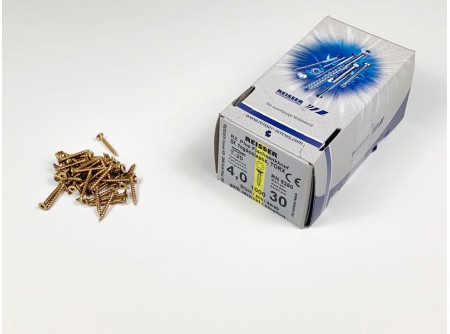 FACSAVAR REISSER 4x30mm TORX,  ACÉL, SÁRGÍTOTT, TÖVIGMENETES 1000db/doboz
