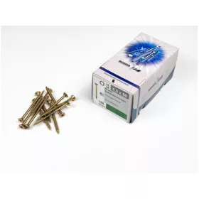   FACSAVAR REISSER 6x80mm TORX,  ACÉL, SÁRGÍTOTT, RÉSZMENETES 100db/doboz