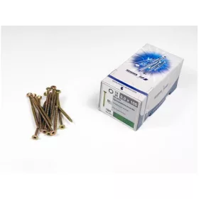   FACSAVAR REISSER 6x100mm TORX,  ACÉL, SÁRGÍTOTT, RÉSZMENETES 100db/doboz