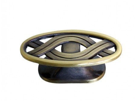 BÚTORFOGANTYÚ E044-000  FÉNYES ANTIKOLT BRONZ