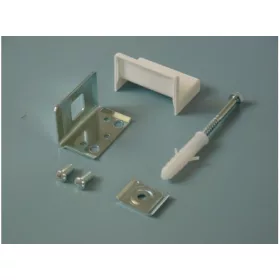   SZEKRÉNY FÜGGESZTŐ 345-ÖS VASALAT TIPLIVEL 52×35×32 mm FEHÉR