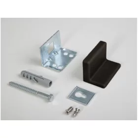   SZEKRÉNY FÜGGESZTŐ 145.0000.03 FÜGGESZTŐ TIPLIVEL 56x34x37mm FEKETE