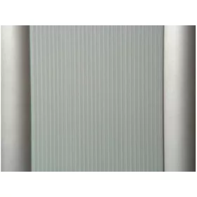   IRODAI ASZTALLÁB BETÉT CANBERRA 615mm RAL9006 CSÍKOS ALUMÍNIUM