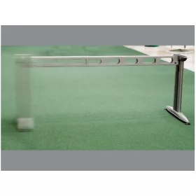   IRODAI ASZTALLÁB ÁTKÖTŐ TELESZKÓPOS 1200/2000mm RAL9006 ALUMÍNIUM