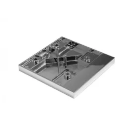 MŰANYAG DESIGN LÁB 8248 96x96mm H=10mm 100kg KRÓM