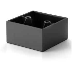 MŰANYAG DESIGN LÁB ART731 H=30mm FEKETE