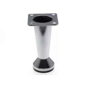 FÉM DESIGN LÁB EM-077-A 80mm KRÓM