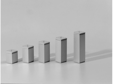 FÉM DESIGN LÁB 19306 40X40X150mm ALUMÍNIUM