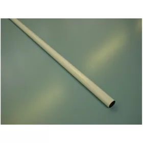 VÁLLFATARTÓ RÚD KÖR ALAKÚ 1500x25/0,7 mm FEHÉR