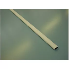VÁLLFATARTÓ RÚD OVÁLIS 1000x30x15/0,7 mm FEHÉR