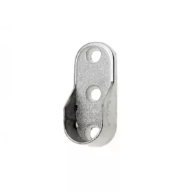   VÁLLFATARTÓ RÚD RÚDTARTÓ RT03 OVÁLIS RÚDHOZ 43x19mm NIKKEL