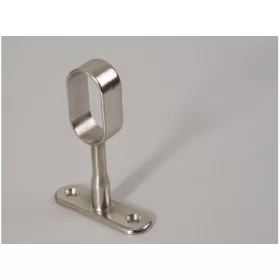   VÁLLFATARTÓ RÚD 12109 RÚDTARTÓ OVÁLIS RÚDHOZ L:71mm NIKKEL