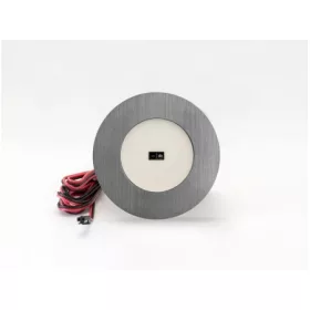 LED VILÁGÍTÁS OL14 IR NATURAL WHITE SZÁLCSISZOLT ACÉL