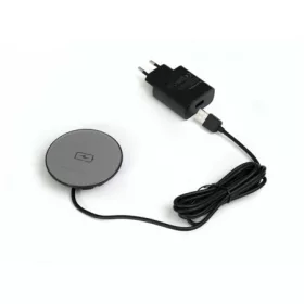   VILÁGÍTÁSTECHNIKAI KIEGÉSZÍTŐ SM-702 BEÉPÍTHETŐ VEZETÉK NÉLKÜLI TÖLTŐ 10W 12V DC D=76MM FEKETE