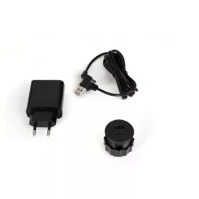   VILÁGÍTÁSTECHNIKAI KIEGÉSZÍTŐ SM-716B BEÉPÍTHETŐ USB TÖLTŐ USB-A + USB-C (5V/3A) D=35MM FEKETE